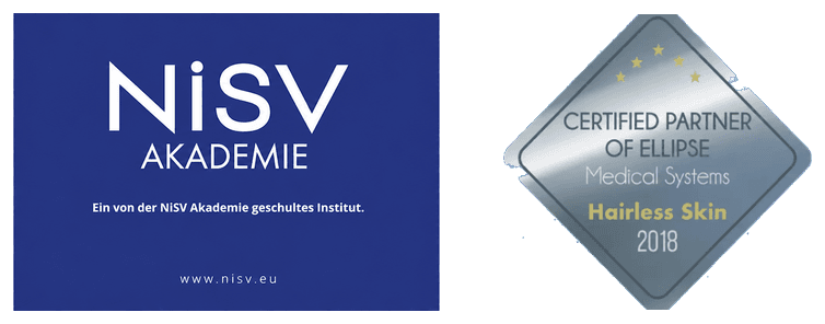 Laser Haarentfernung zertifiziert NiSV und Ellipse Erding