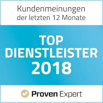 Proven Expert Bewertung dauerhafte Haarentfernung in Erding